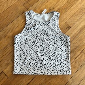 Balance Collection Black and White Spotted Top
